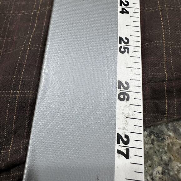 Columbia Shirt Mens XL Brown Plaid Button Down Long Sleeve 100% Cotton Hiking - Picture 6 of 10